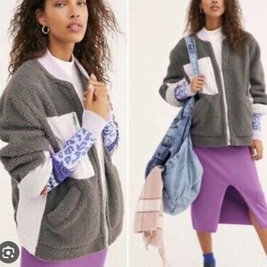 Free people rivington Sherpa jacket